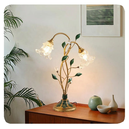 Brigitte Vintage Bloemen Tafellamp-DecorDutch-DecorDutch