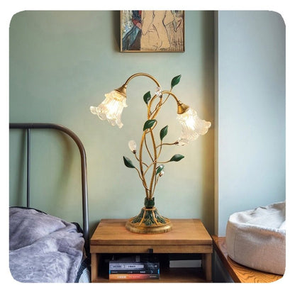 Brigitte Vintage Bloemen Tafellamp-DecorDutch-DecorDutch