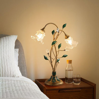 Brigitte Vintage Bloemen Tafellamp-DecorDutch-DecorDutch
