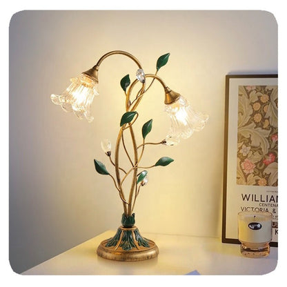 Brigitte Vintage Bloemen Tafellamp-DecorDutch-DecorDutch