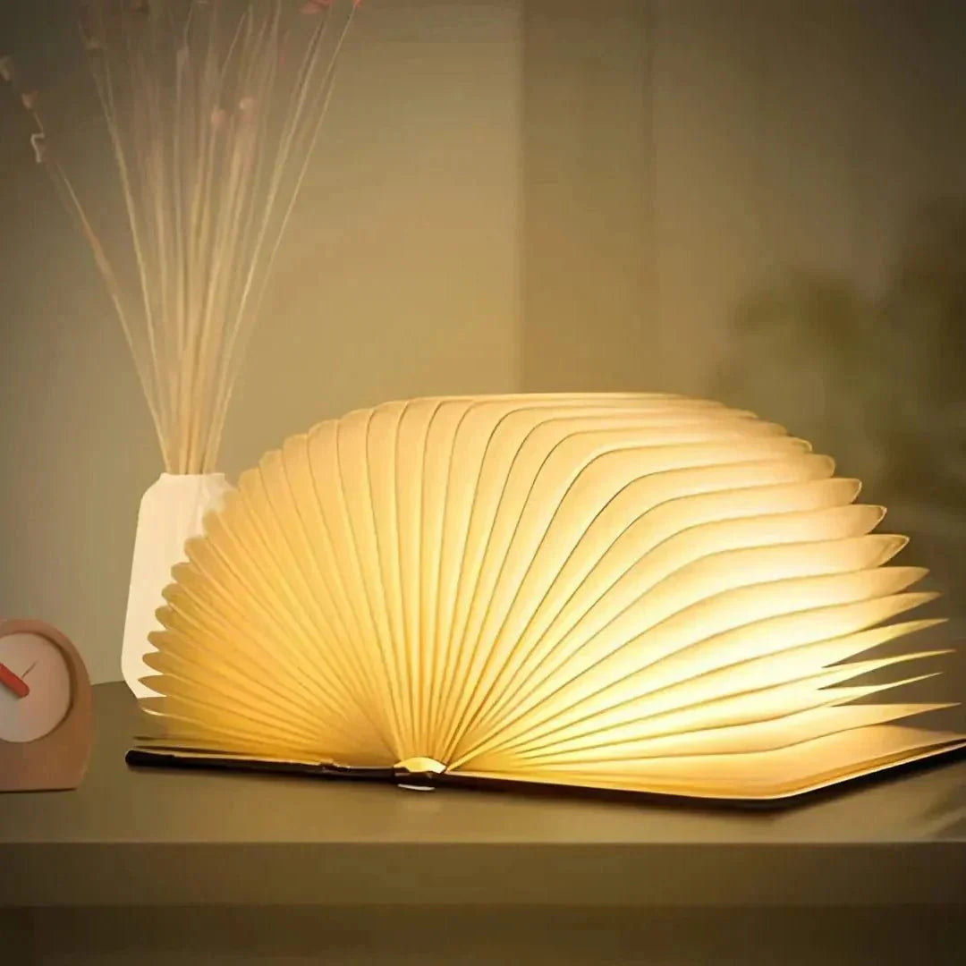 Boek Lamp met Oplaadbare LED - Betoverend Ontwerp Benjamin