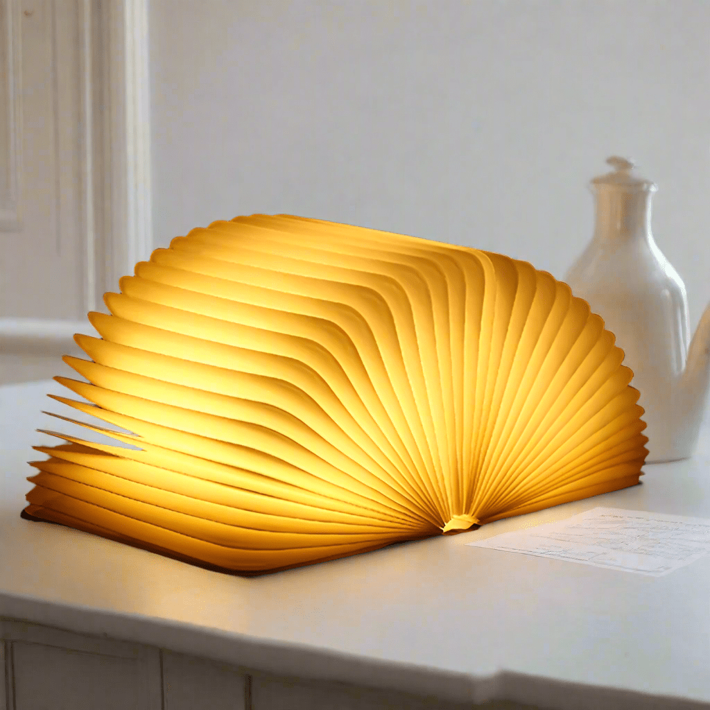 Boek Lamp met Oplaadbare LED - Betoverend Ontwerp Benjamin
