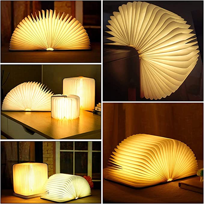 Boek Lamp met Oplaadbare LED - Betoverend Ontwerp Benjamin