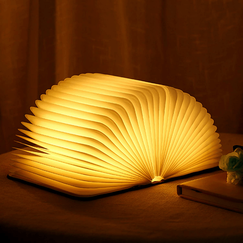 Boek Lamp met Oplaadbare LED - Betoverend Ontwerp Benjamin
