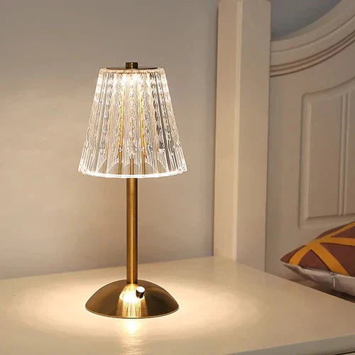 Draadloze Kristallen Lamp met Aanraakbediening - Adriano Verlichting