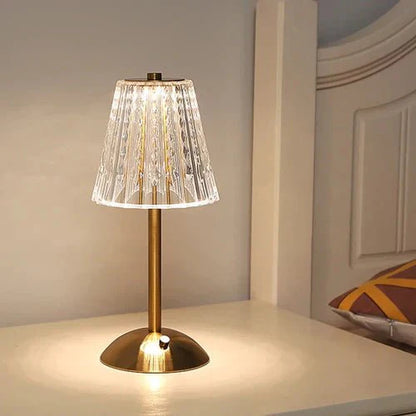 Draadloze Kristallen Lamp met Aanraakbediening - Adriano Verlichting