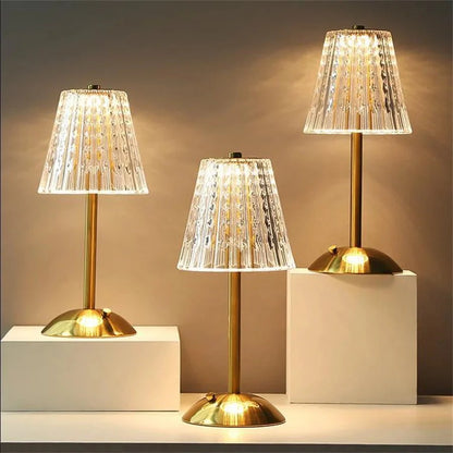 Draadloze Kristallen Lamp met Aanraakbediening - Adriano Verlichting