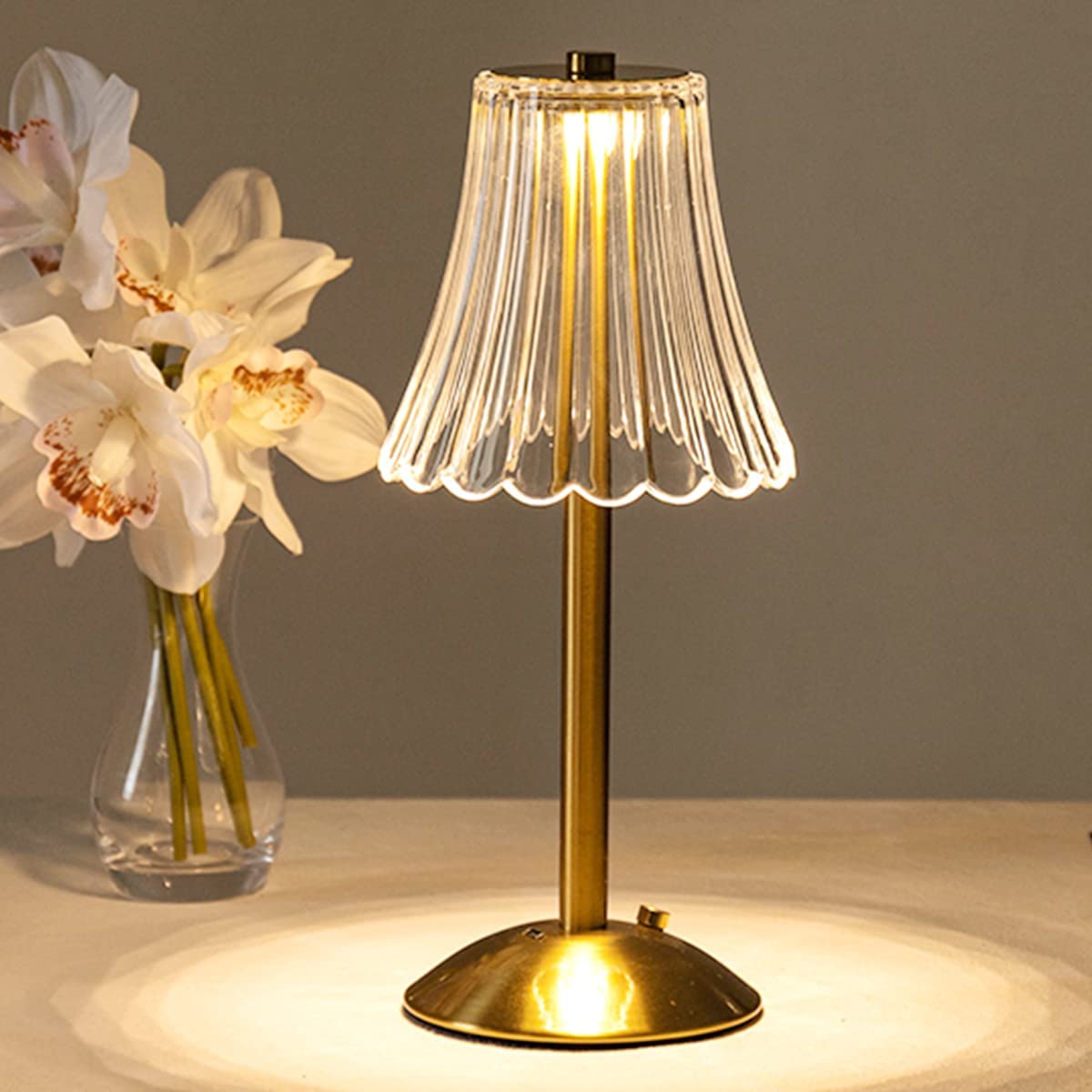 Draadloze Kristallen Lamp met Aanraakbediening - Adriano Verlichting