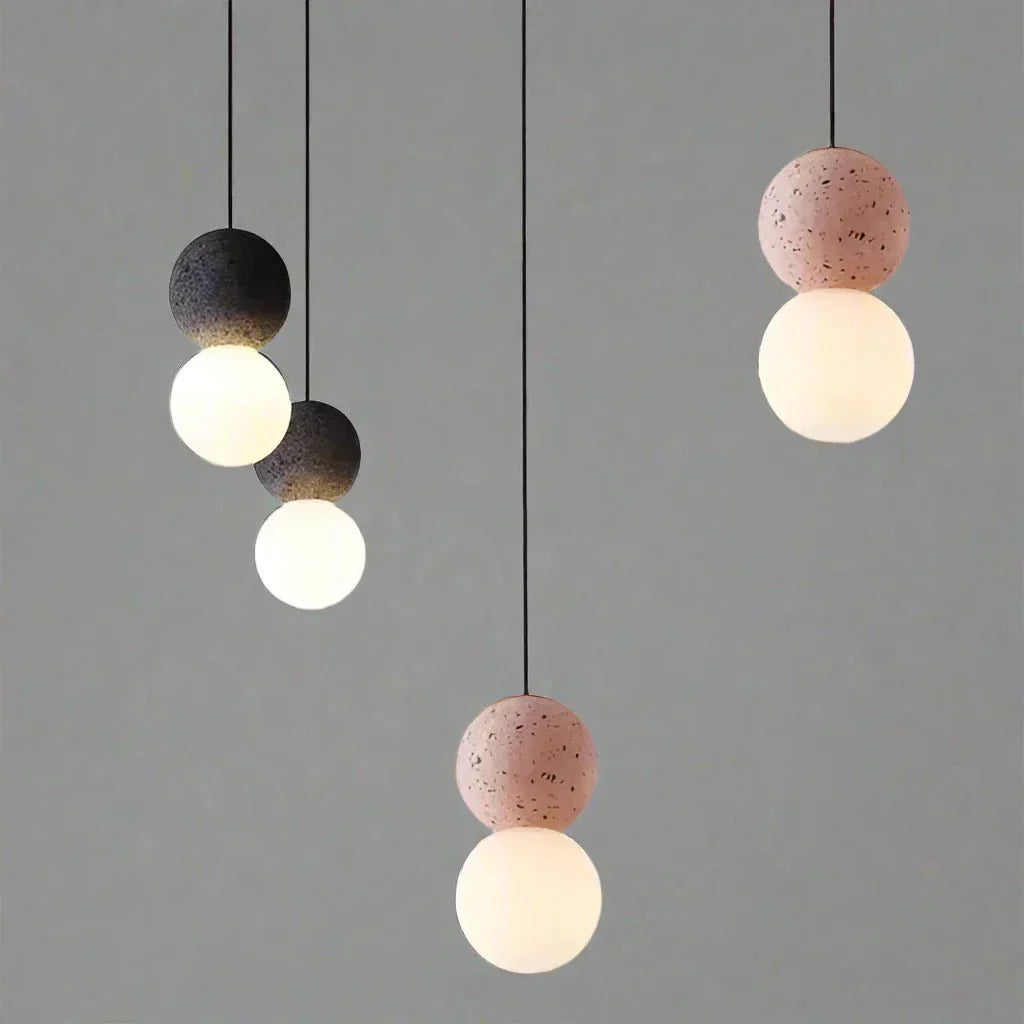 Geometrische Hanglamp met Warm Licht - Ivana Woonkamer