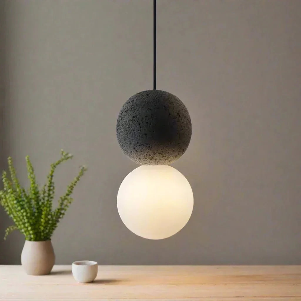 Geometrische Hanglamp met Warm Licht - Ivana Woonkamer