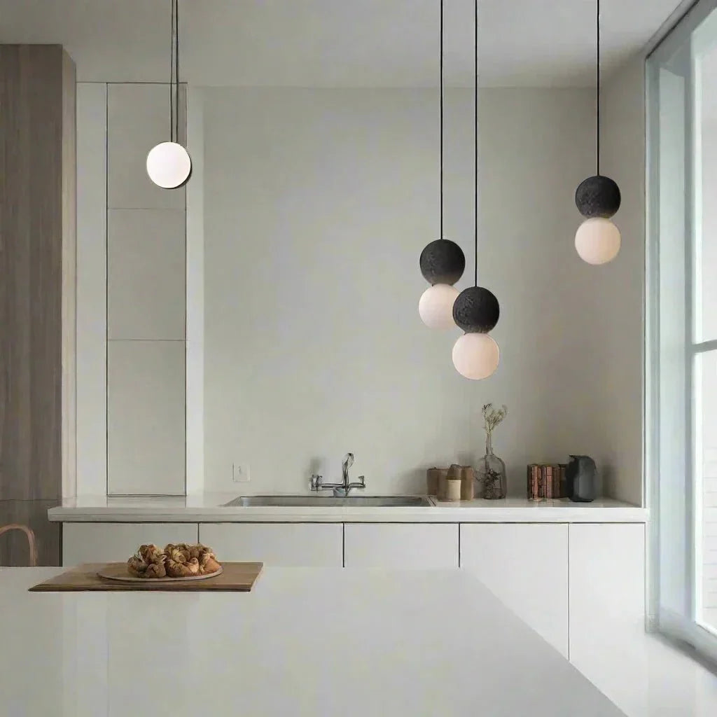 Geometrische Hanglamp met Warm Licht - Ivana Woonkamer