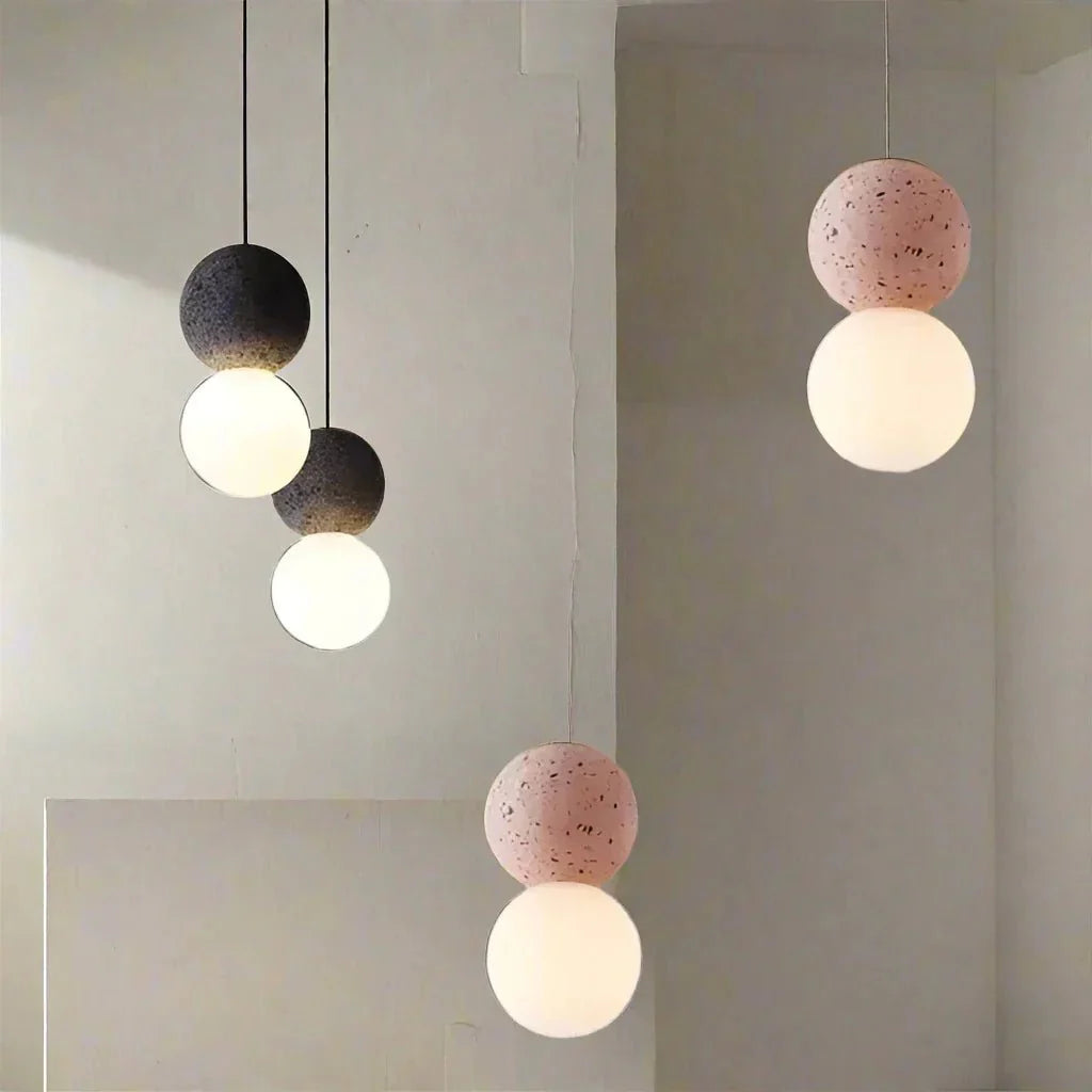 Geometrische Hanglamp met Warm Licht - Ivana Woonkamer