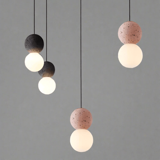 Geometrische Hanglamp met Warm Licht - Ivana Woonkamer