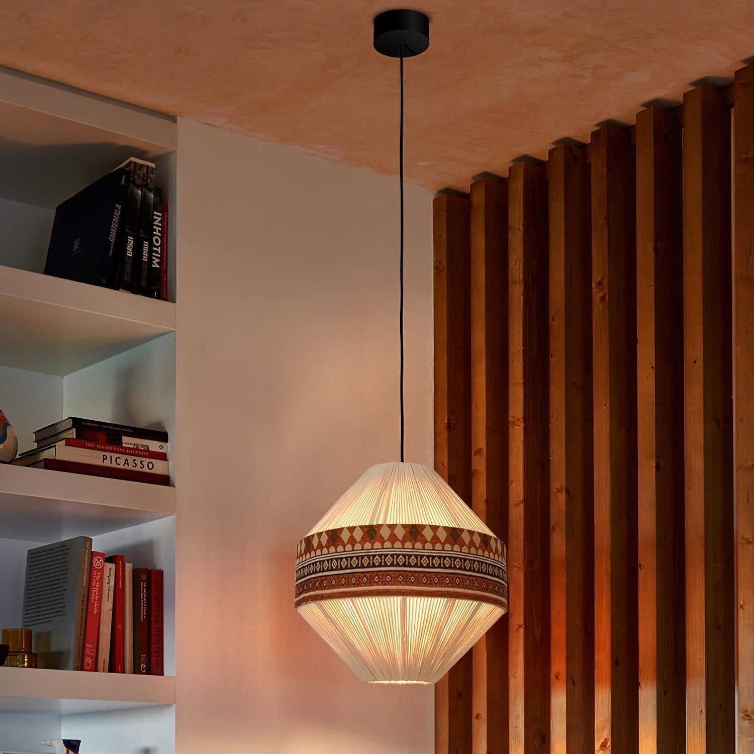 Geweven Hanglamp Verstelbare Hoogte - Juan Bohemian Lamp