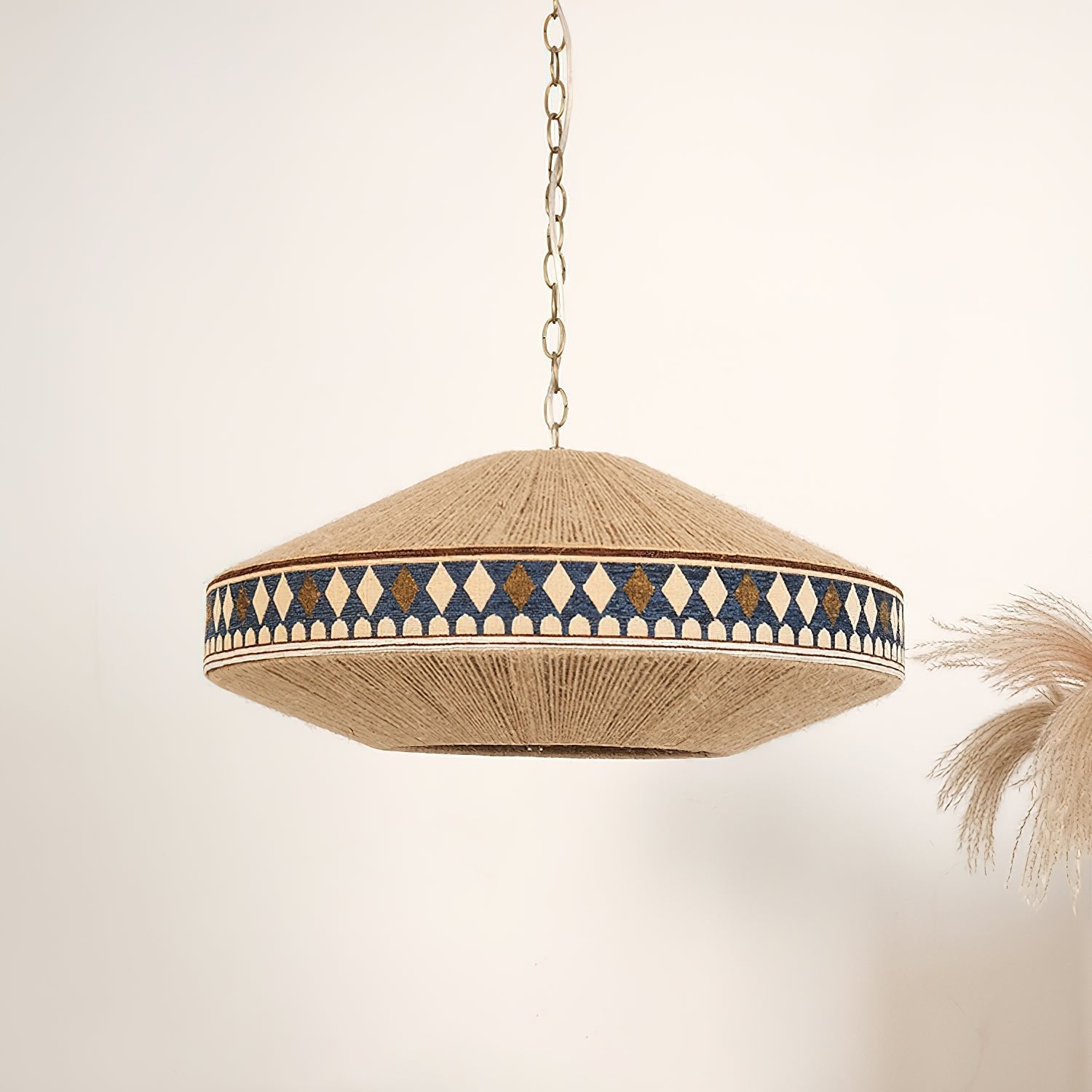 Geweven Hanglamp Verstelbare Hoogte - Juan Bohemian Lamp