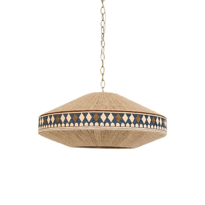 Geweven Hanglamp Verstelbare Hoogte - Juan Bohemian Lamp