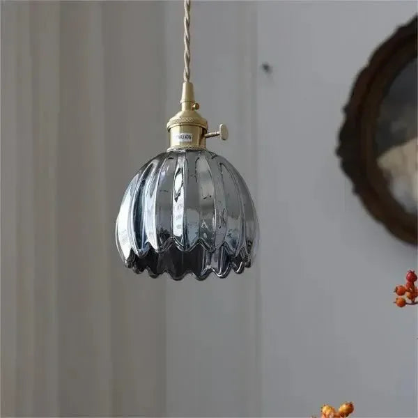 Piero Elegante Glazen Bloem Hanglamp