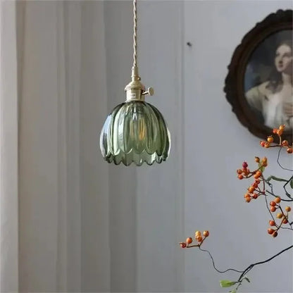Piero Elegante Glazen Bloem Hanglamp
