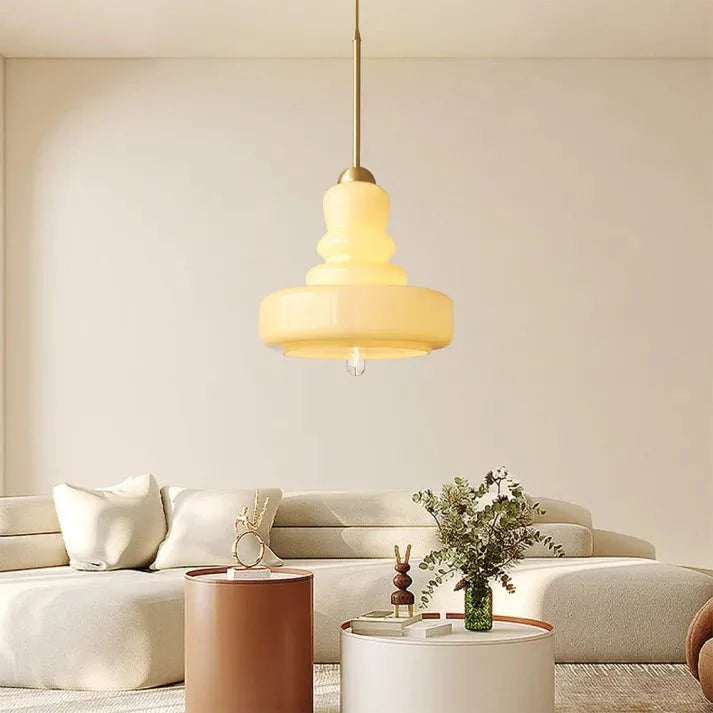 Glazen Hanglamp Kalebas Vorm - Tijdloze Elegantie Jolanda