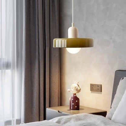 Glazen Hanglamp Verstelbare Lengte - Nicolas Artistieke Lamp