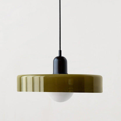 Glazen Hanglamp Verstelbare Lengte - Nicolas Artistieke Lamp