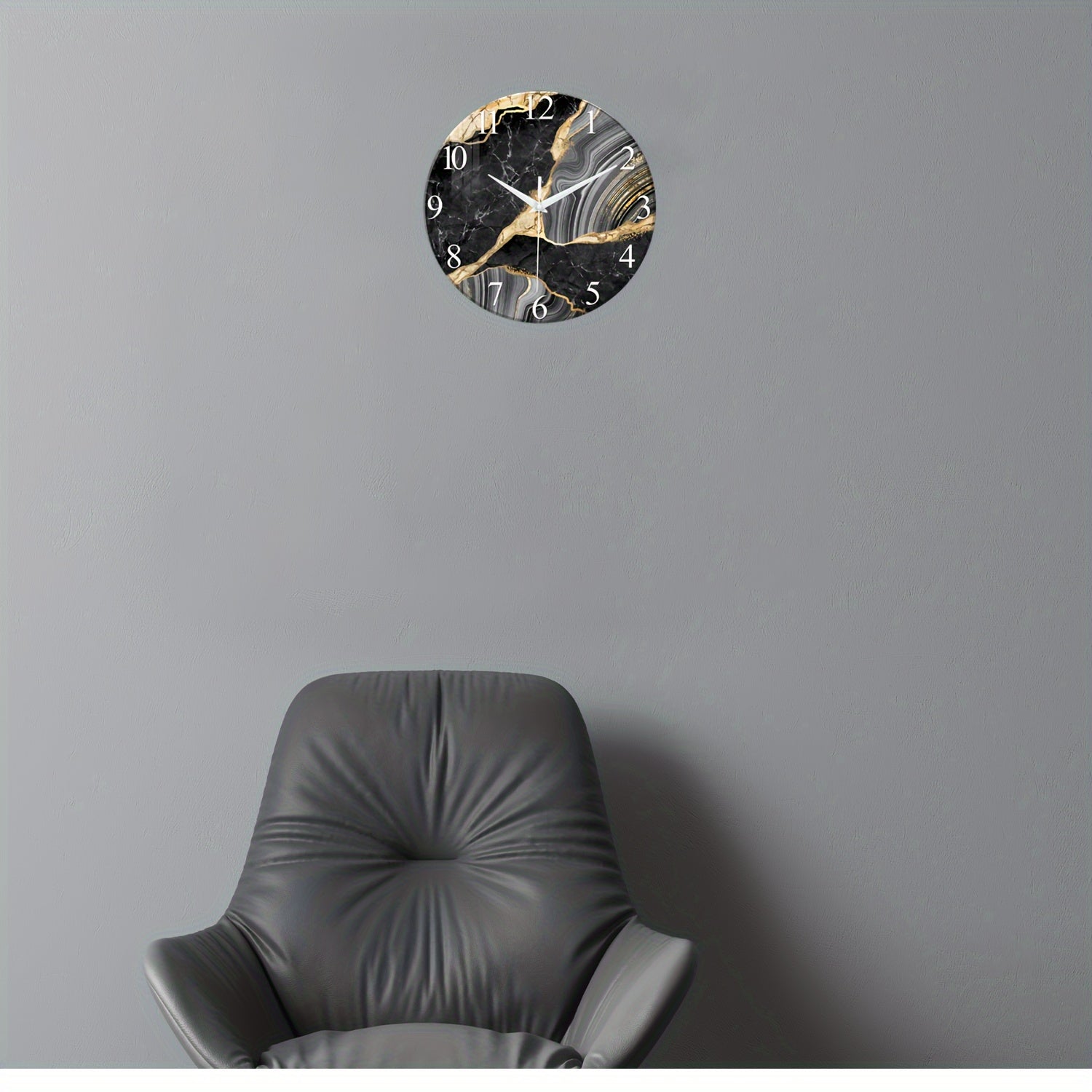 Glazen Wandlamp met Marmerpatroon - Stijlvolle Decolette