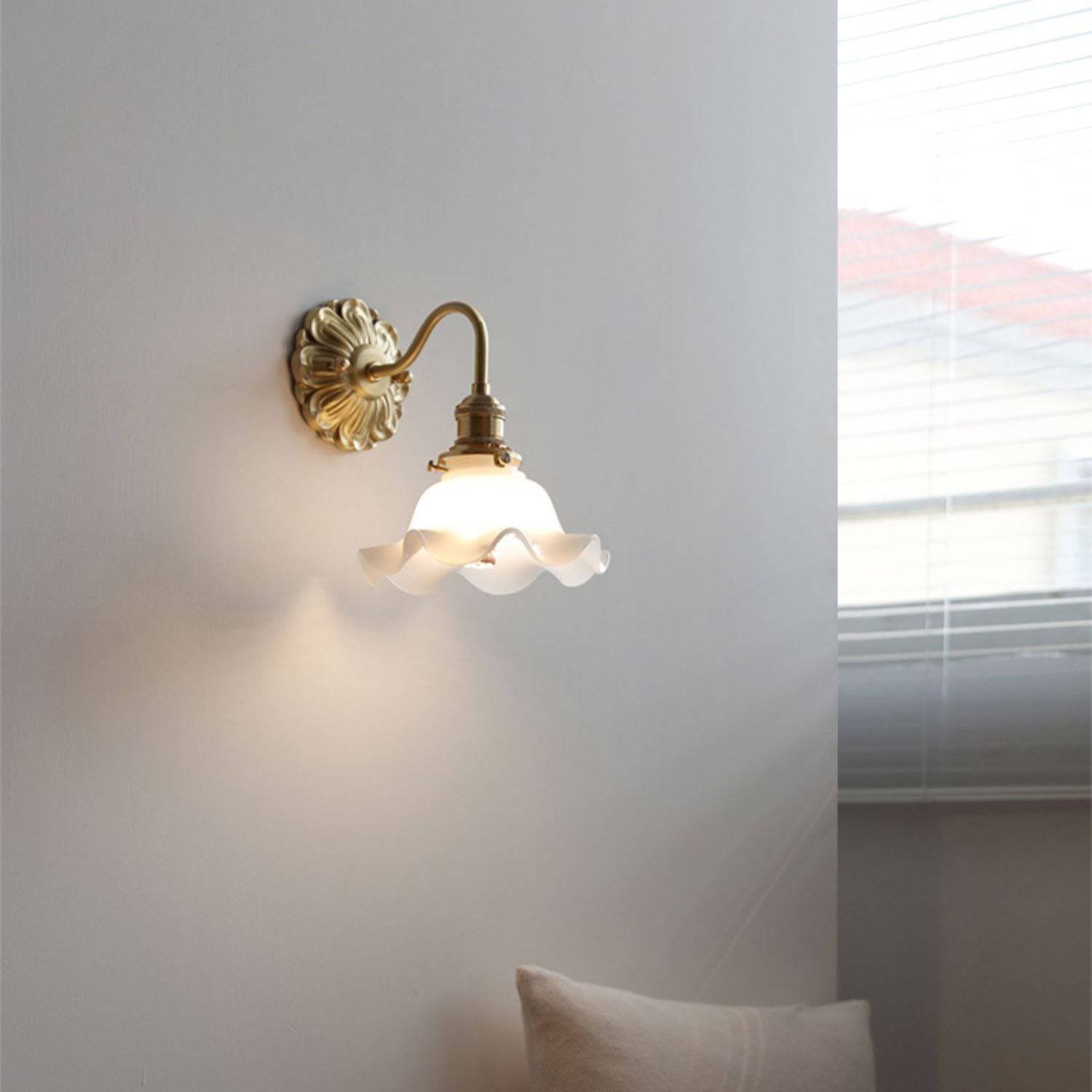 Glazen Wandlamp met Zwanenhals - Mila Design Verlichting
