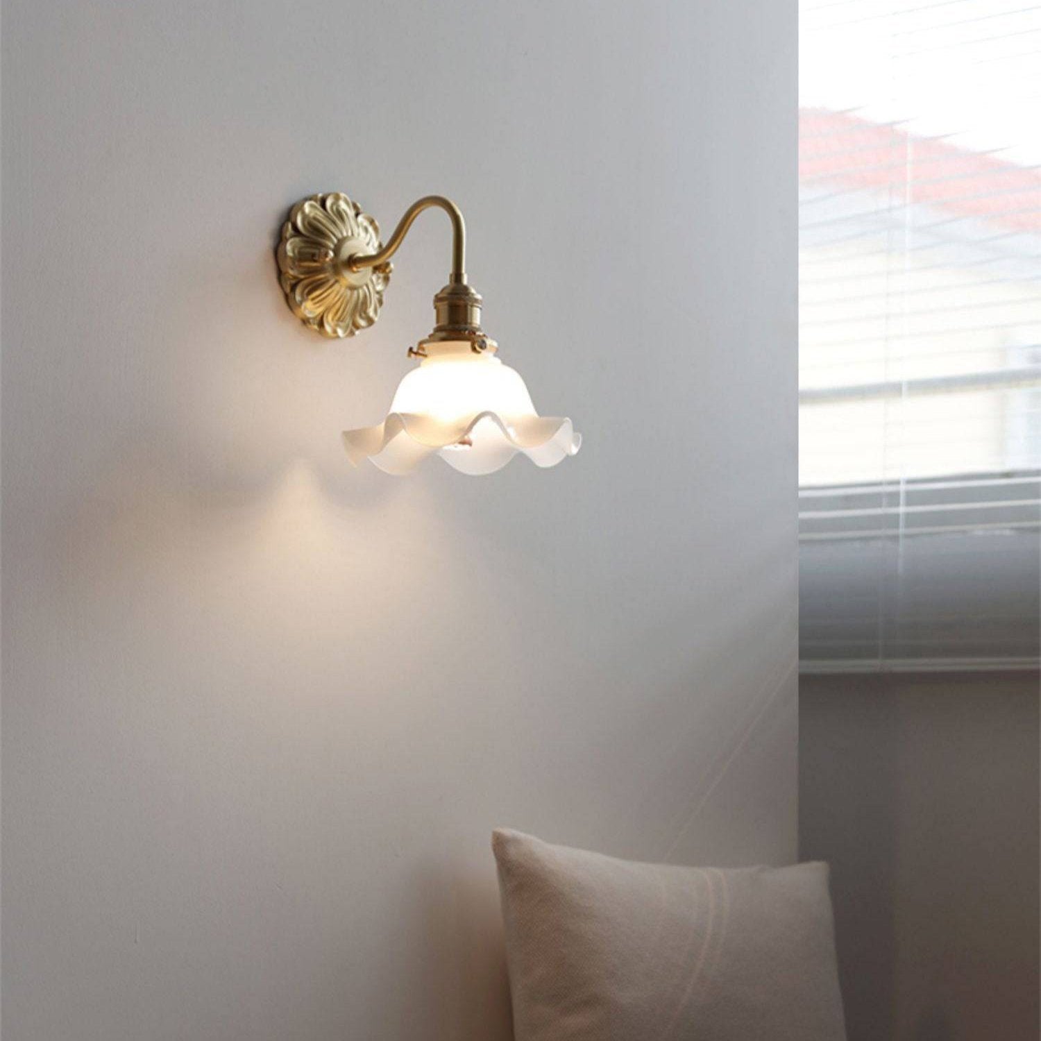 Glazen Wandlamp met Zwanenhals - Mila Design Verlichting