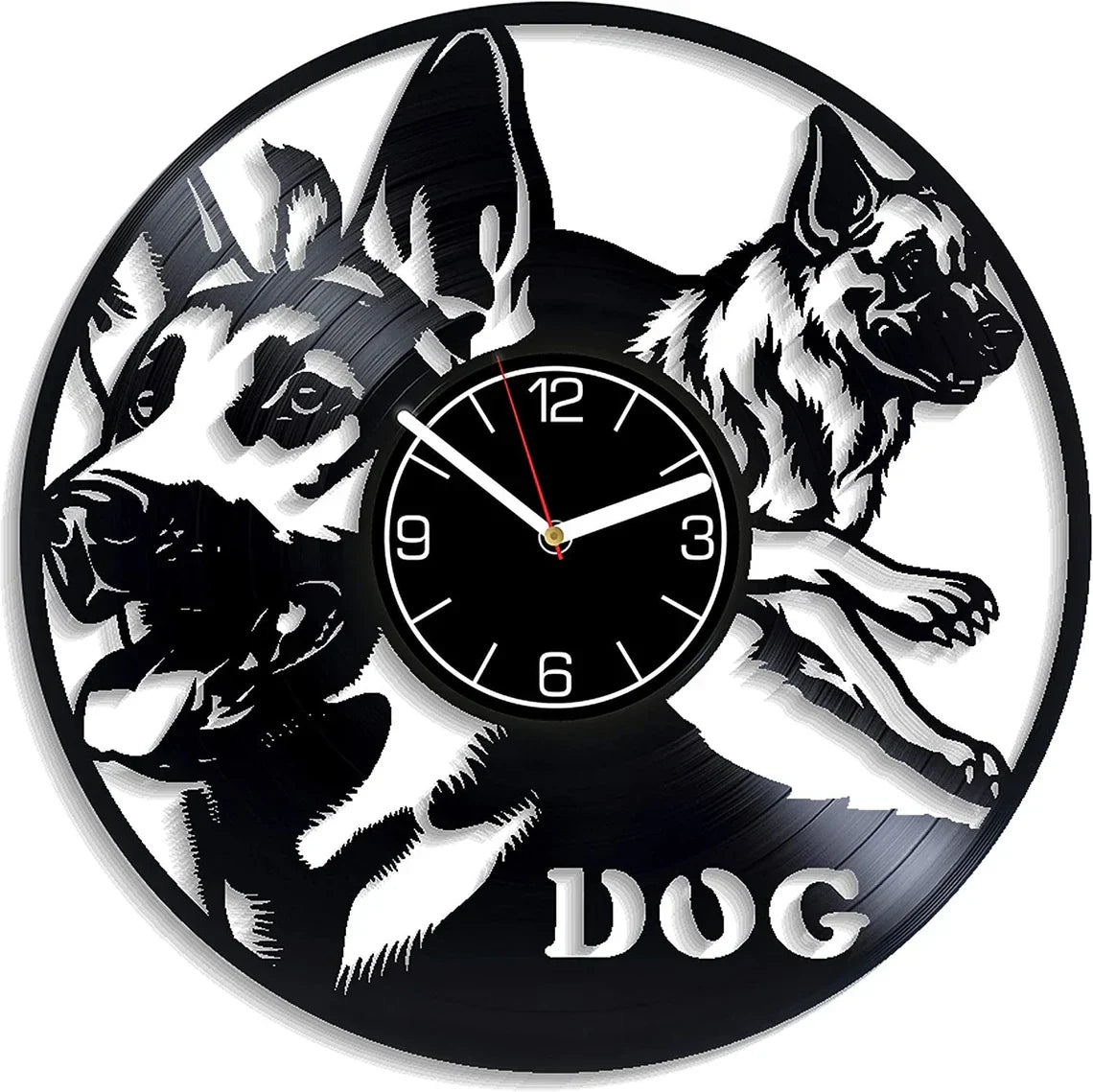 Honden Wanddecoratie met Lamp - Uniek Ontwerp 9276170961224