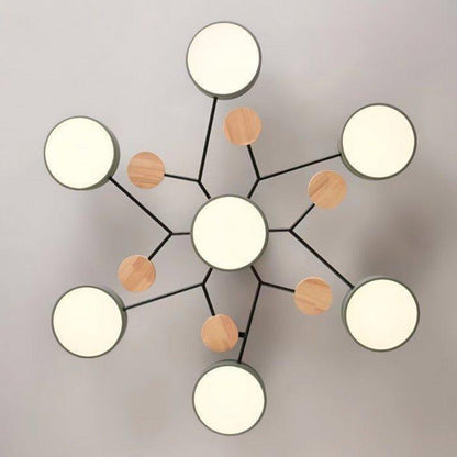 Houten LED Plafondlamp - Noémie Nordic Design