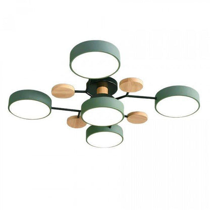 Houten LED Plafondlamp - Noémie Nordic Design
