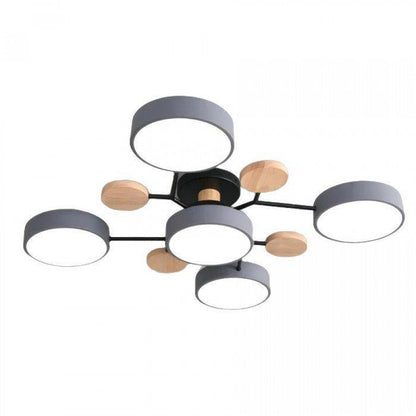 Houten LED Plafondlamp - Noémie Nordic Design