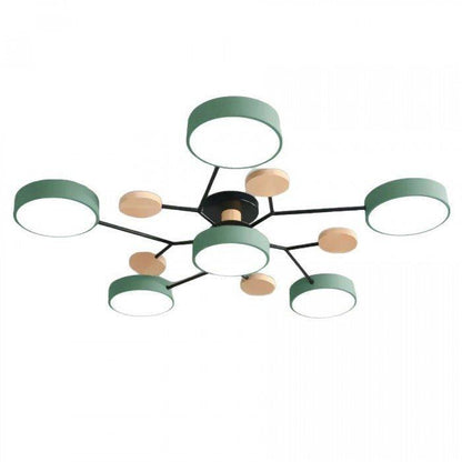 Houten LED Plafondlamp - Noémie Nordic Design