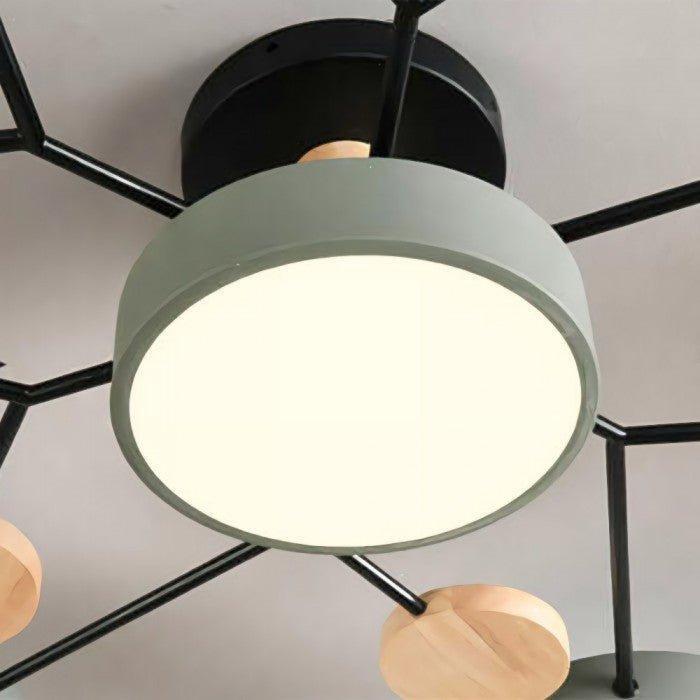 Houten LED Plafondlamp - Noémie Nordic Design