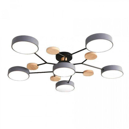 Houten LED Plafondlamp - Noémie Nordic Design