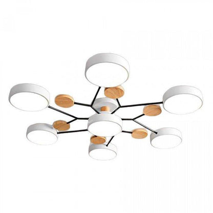 Houten LED Plafondlamp - Noémie Nordic Design