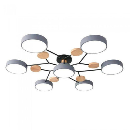 Houten LED Plafondlamp - Noémie Nordic Design