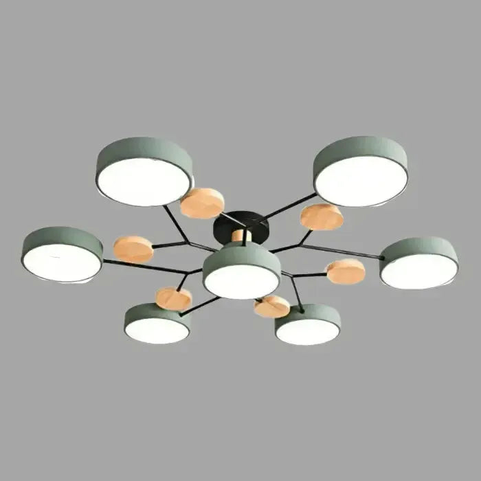 Houten LED Plafondlamp - Noémie Nordic Design
