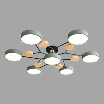 Houten LED Plafondlamp - Noémie Nordic Design