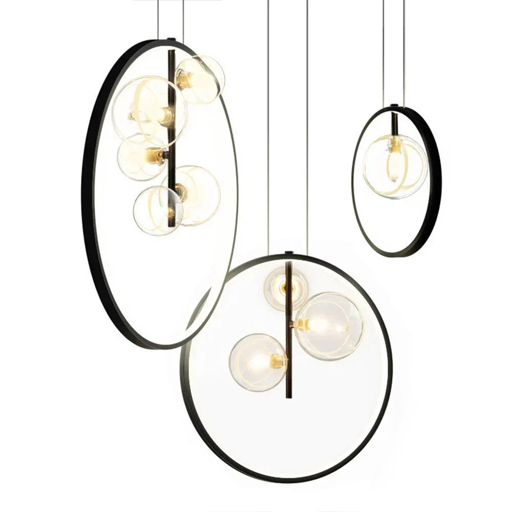Industriële Glazen Hanglamp Vintage - Helga Kooivorm Verlichting