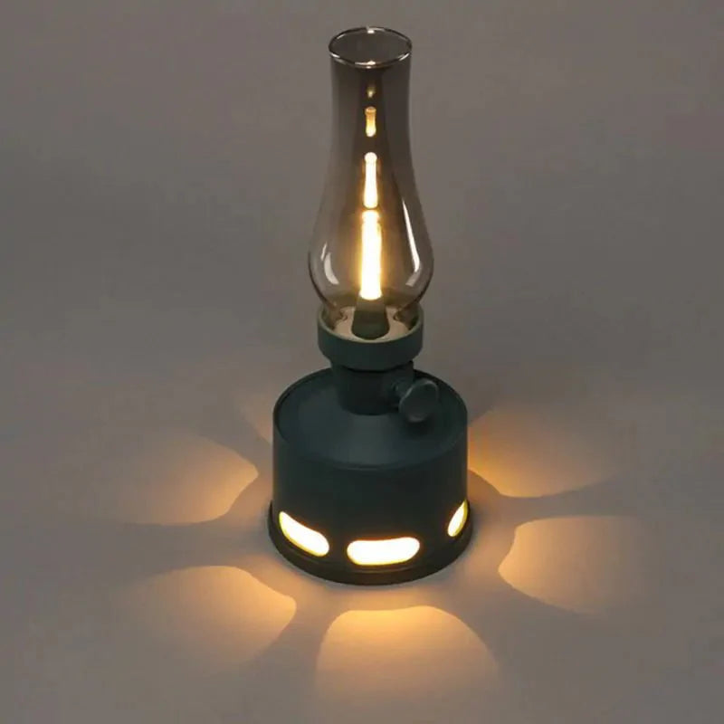 Alejandro Vintage LED Lantaarn met Charmante Stijl-DecorDutch-Bosgroen-DecorDutch