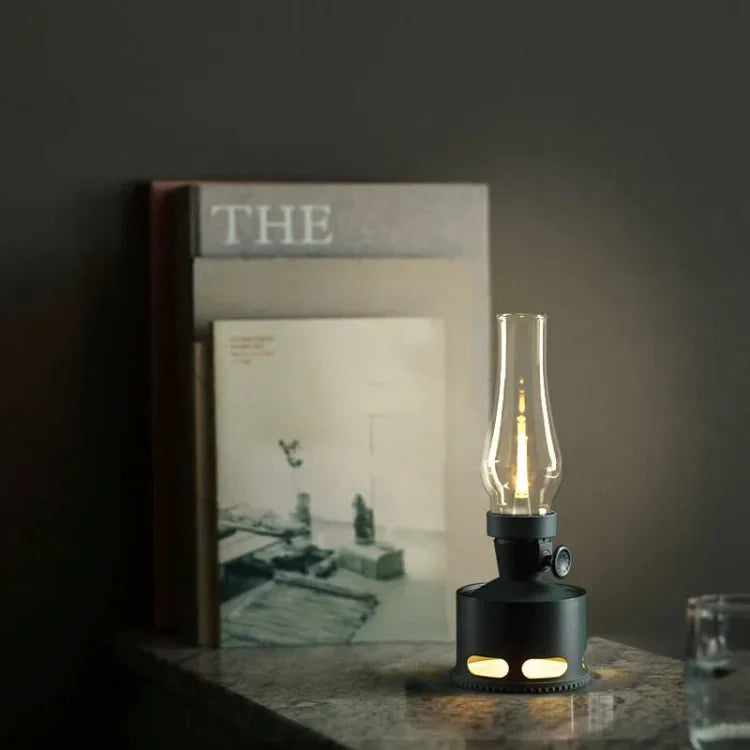 Alejandro Vintage LED Lantaarn met Charmante Stijl-DecorDutch-Bosgroen-DecorDutch