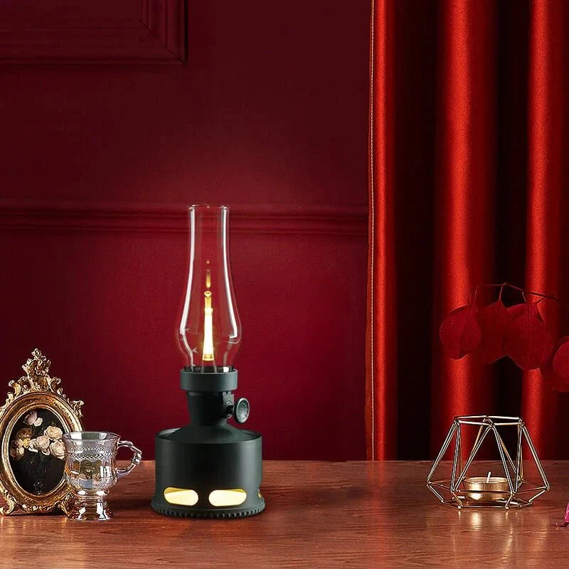 Alejandro Vintage LED Lantaarn met Charmante Stijl-DecorDutch-Bosgroen-DecorDutch