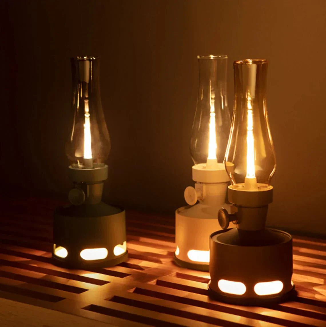 Alejandro Vintage LED Lantaarn met Charmante Stijl-DecorDutch-Bosgroen-DecorDutch