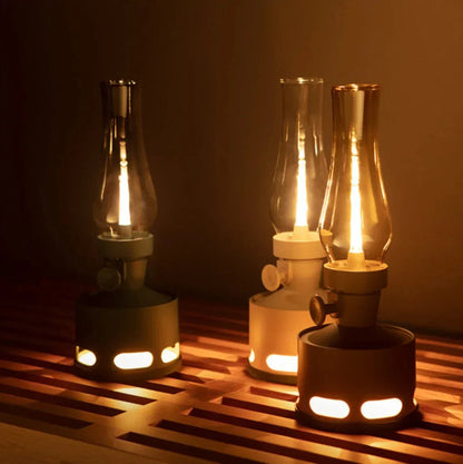 Alejandro Vintage LED Lantaarn met Charmante Stijl-DecorDutch-Bosgroen-DecorDutch