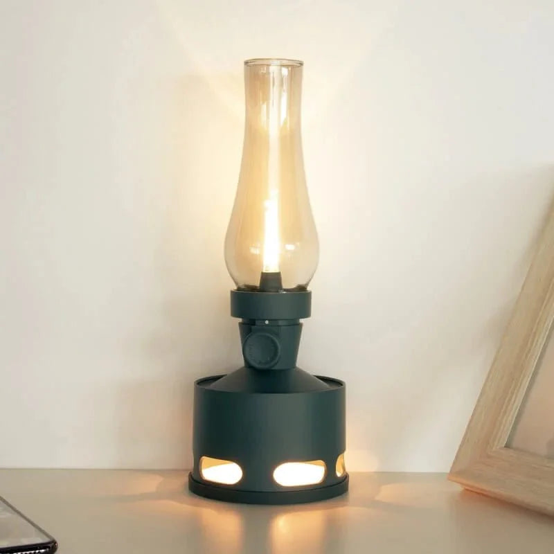 Alejandro Vintage LED Lantaarn met Charmante Stijl-DecorDutch-Bosgroen-DecorDutch