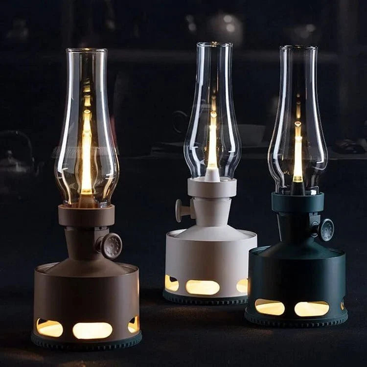 Alejandro Vintage LED Lantaarn met Charmante Stijl-DecorDutch-Bosgroen-DecorDutch