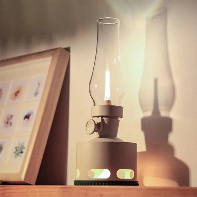 Alejandro Vintage LED Lantaarn met Charmante Stijl-DecorDutch-Bosgroen-DecorDutch
