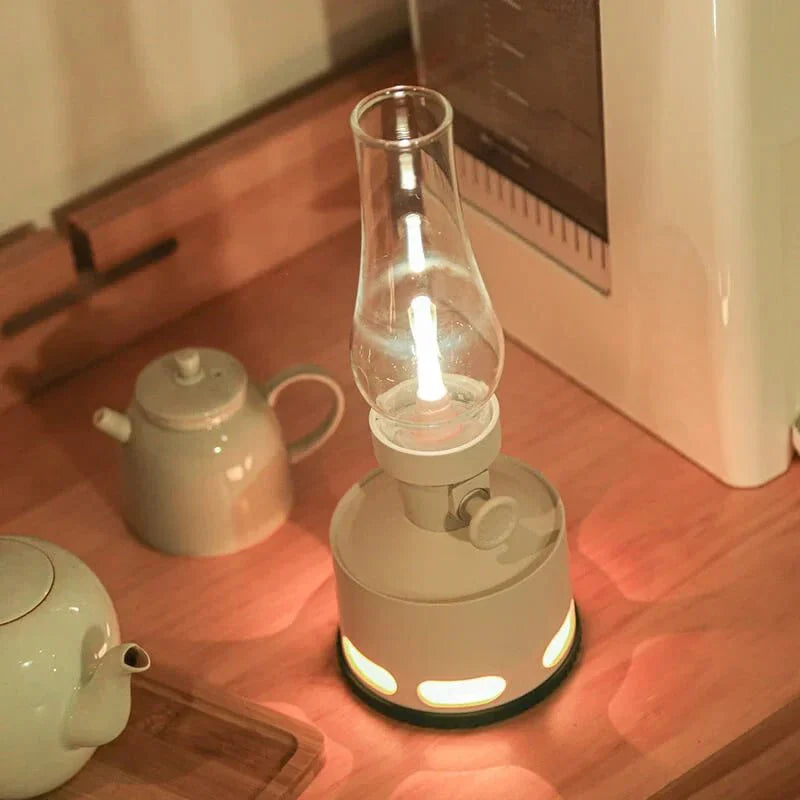 Alejandro Vintage LED Lantaarn met Charmante Stijl-DecorDutch-Bosgroen-DecorDutch