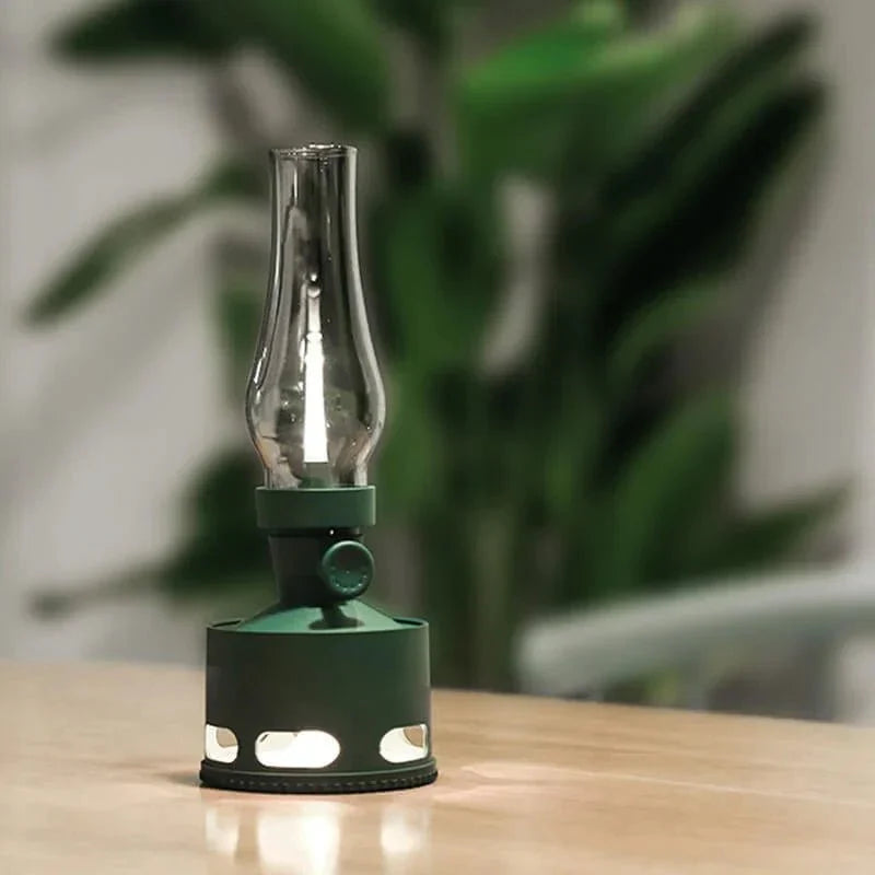 Alejandro Vintage LED Lantaarn met Charmante Stijl-DecorDutch-Bosgroen-DecorDutch